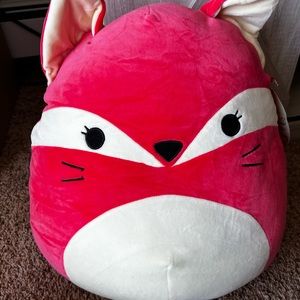 16” Pink Fox Squishmallow